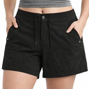 Black Casual Hiking Quick Dry Shorts Size L 6.5” Inseam